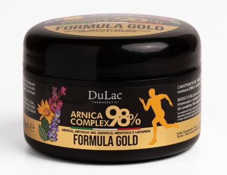 Dulac Arnica complex 98% formula gold - flacone barattolo da 300 millilitri